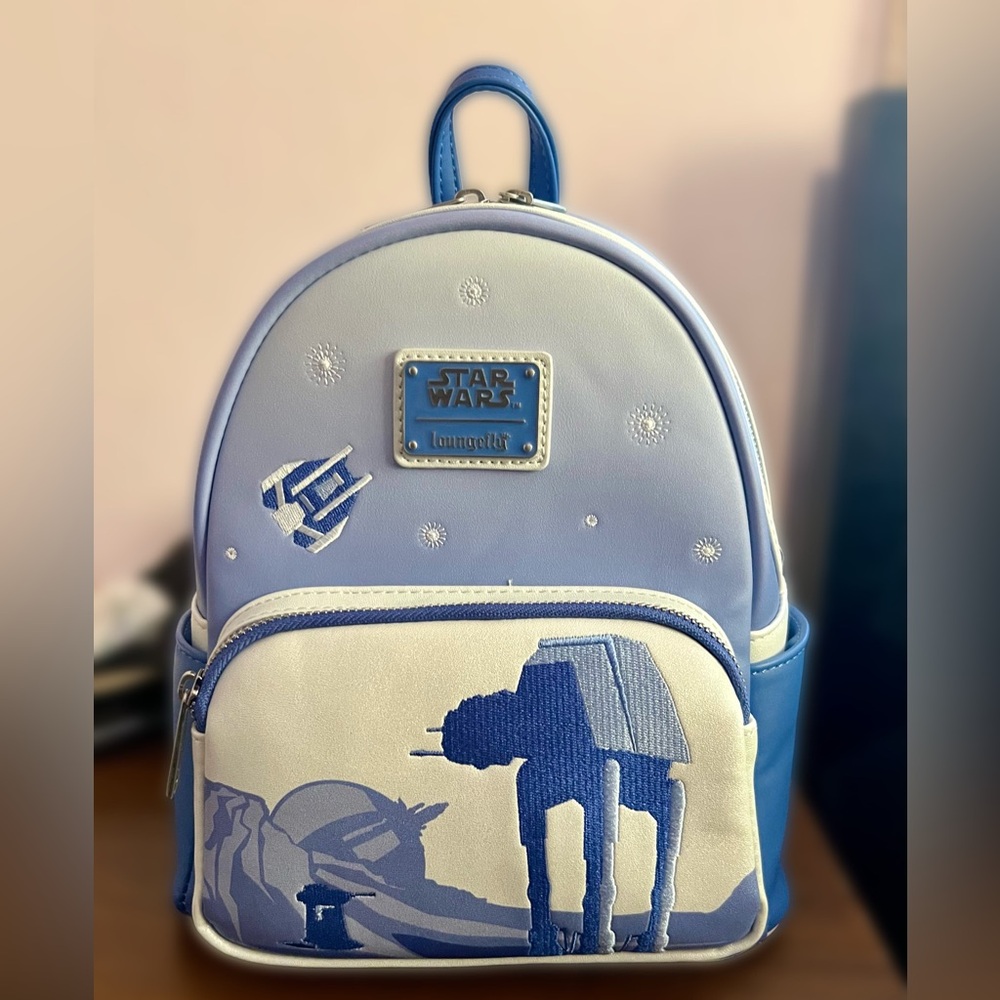 Loungefly Star Wars Kids Backpack - Blue and White